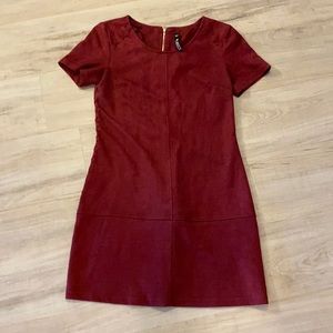 Red Suede Dress